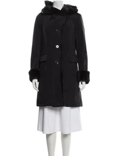 Pre-owned Jane Post Parka In Black