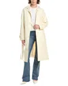 Jane Post Slicker Trench Coat In Animal Print