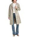 Jane Post Trench Coat In Gray