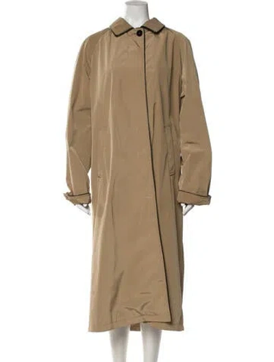 Pre-owned Jane Post Trench Coat In Neutral