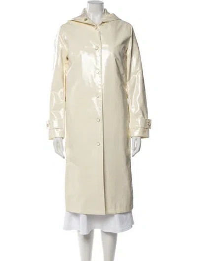 Pre-owned Jane Post Trench Coat In Neutrals