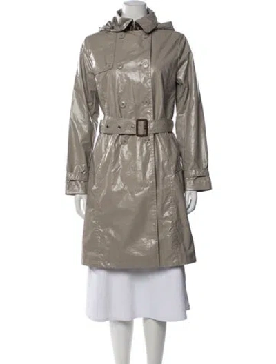 Pre-owned Jane Post Trench Coat In Neutrals