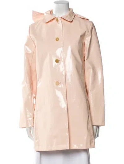Pre-owned Jane Post Trench Coat W/ Tags In Orange