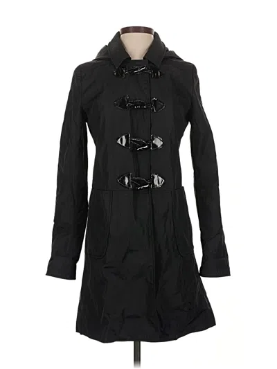 Pre-owned Jane Post Trenchcoat In Black