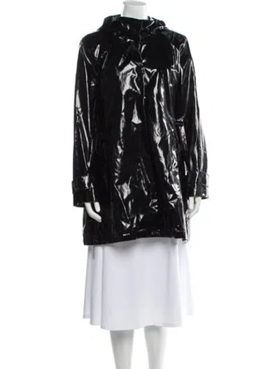 Pre-owned Jane Post Vinyl Jacket In Black