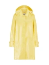 Jane Post Women's Iconic Princess Hooded Rain Coat In Sunflower