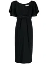 Jane Ruby Midi Dress In Black