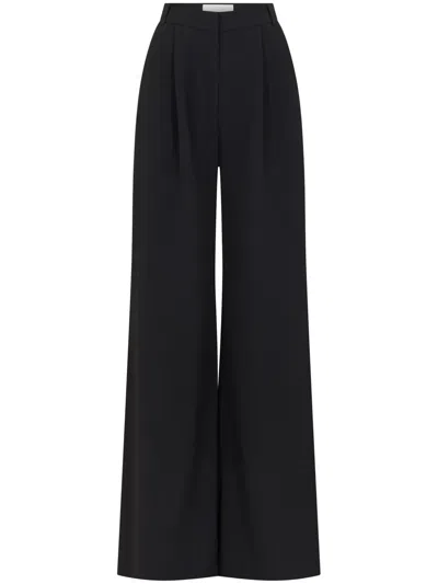Jane Sinclair Wide-leg Trousers In Black