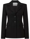 Jane Single-breasted Blazer In Black