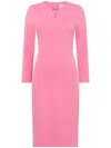 Jane Tamzin Midi Dress In Pink