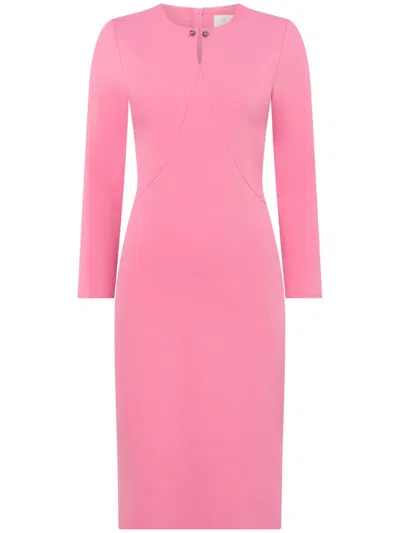 Jane Tamzin Midi Dress In Pink