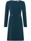 Jane Trilby Tailored Dress In Blue