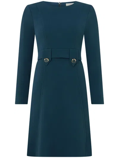 Jane Trilby Tailored Dress In Blue