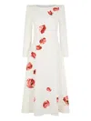 Jane Virtue Midi Dress In White