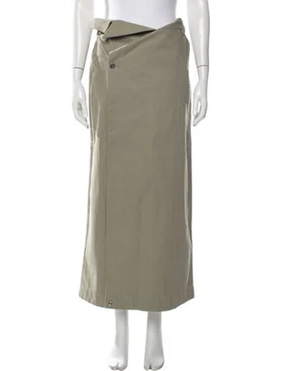 Pre-owned Jane Wade Long Skirt W/ Tags In Green