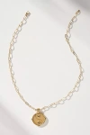 Jane Win Balance Small Pendant Coin Necklace
