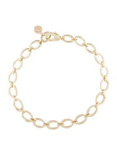 Pre-owned Jane Win 'latch Onto Me' Charm Chain Necklace, 16" In Multi