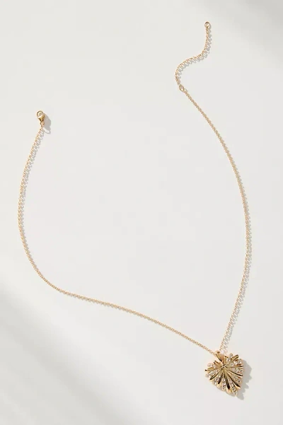 Jane Win Love Petite Embellished Full-heart Pendant Necklace