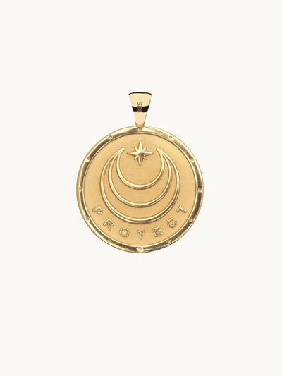 Jane Win Protect Original Pendant Coin In Gold