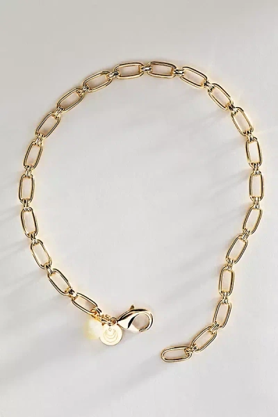 Jane Win Wheels Of Fortune Pearl Chain Necklace In Gold