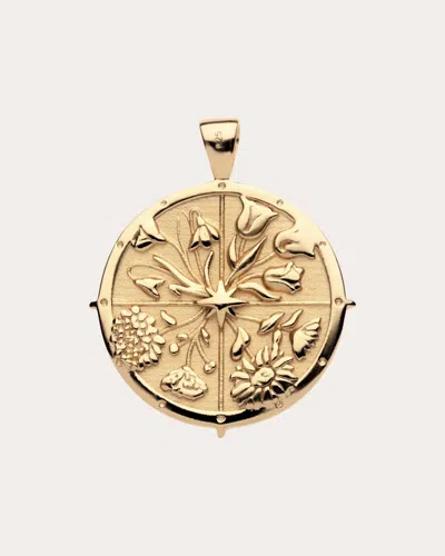 Jane Win Women's Hope Original Coin Pendant Necklace In Gold