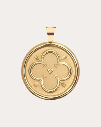 Jane Win Women's Love Original Coin Pendant Necklace In Gold
