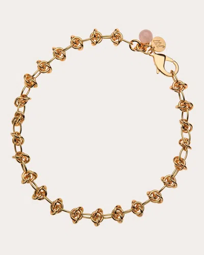 Jane Win Women's Rose Quartz In Gold
