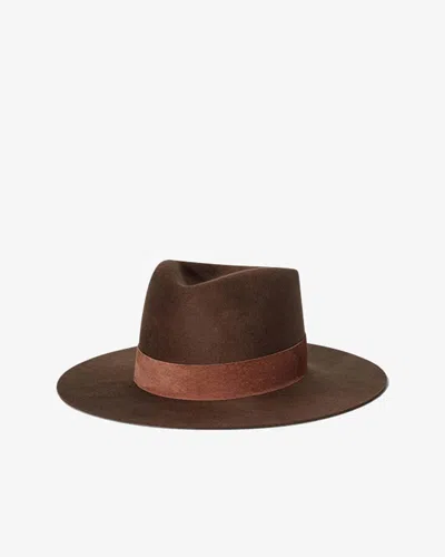 Janessa Leone Alara Hat In Dark Sand