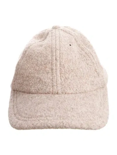 Pre-owned Janessa Leone Baseball Cap W/tags In Neutral