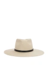Janessa Leone Beck Fedora Hat In Neutral
