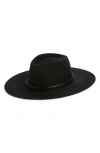 Janessa Leone Beck Fedora Hat In Black