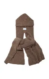 Janessa Leone Benji Alpaca-blend Headscarf In Brown