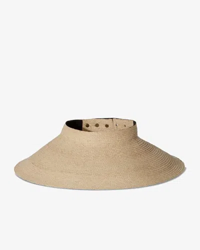Janessa Leone Birdie Visor In Natural