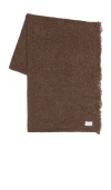 Janessa Leone Blanket Scarf In Brown