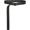 Janessa Leone Adjustable Leather & Metal Alloy Belt In Black