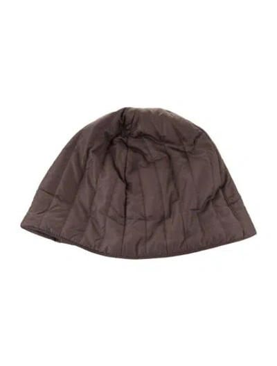 Pre-owned Janessa Leone Bucket Hat In Brown