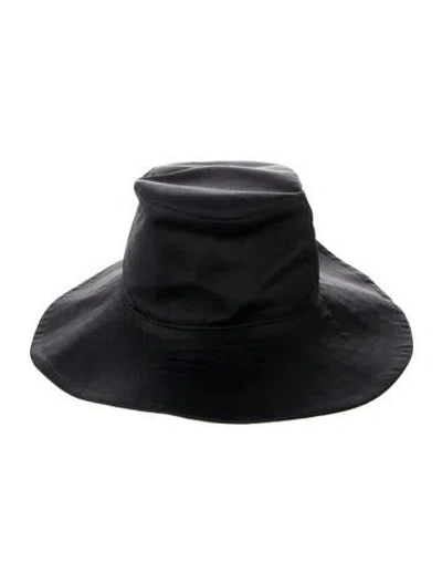 Pre-owned Janessa Leone Bucket Hat W/tags In Black