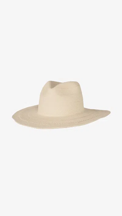 Janessa Leone Capri Straw Panama Hat In Neutral