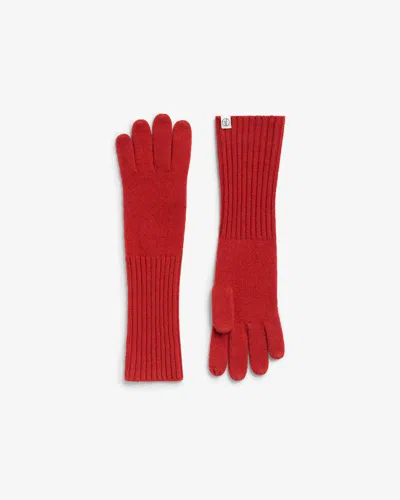 Janessa Leone Cashmere Gloves In Red