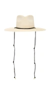 Janessa Leone Codi Fedora Hat In Neutral