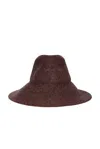 Janessa Leone Colette Hat In Chocolate