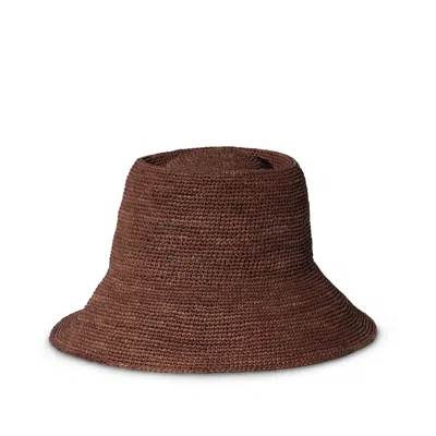 Janessa Leone Colette Hat In Chocolate