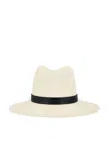 Janessa Leone Corinne Hat In Fog In Multi
