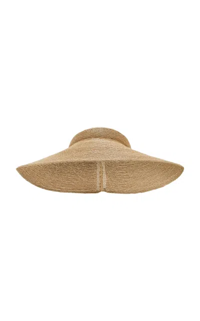 Janessa Leone Exclusive Birdie Raffia Hat In Neutral