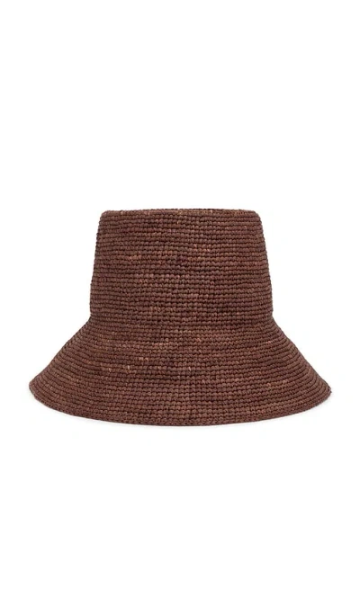 Janessa Leone Felix Hat In 深土色