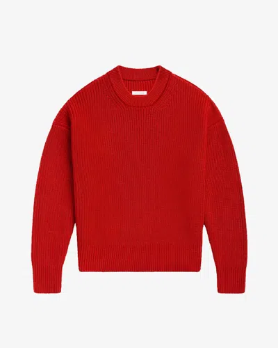 Janessa Leone Genevieve Sweater In Red