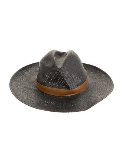 Pre-owned Janessa Leone Hat In Gray