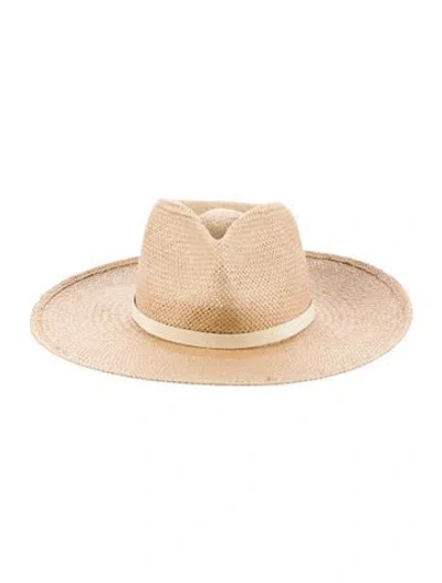 Pre-owned Janessa Leone Hat In Neutral