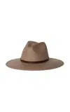 Janessa Leone Judith Straw Hat In Taupe