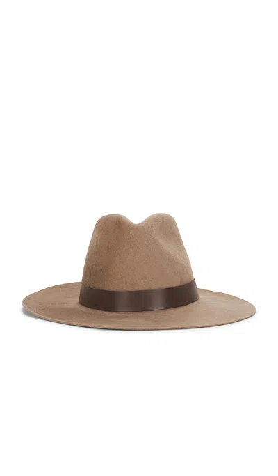 Janessa Leone Kiko Fedora In Brown